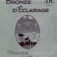 LUSTRE ART DÉCO LÉON HUGUE BRONZE ARGENTÉ ET VERRE MOULÉ-PRESSÉ DÉPOLI BLANC – Image 15
