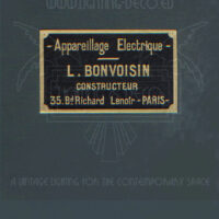LUSTRE ART DÉCO LÉON BONVOISIN BRONZE ARGETÉ ET VERRE MOULÉ-PRESSÉ – Image 17