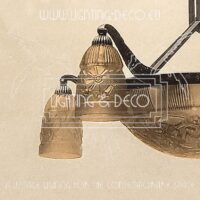 HETTIER & VINCENT / DES HANOTS : PAIRE DE LAMPES ART DÉCO DOUBLE FEUX BRONZE NICKEL-ARGENT – Image 13