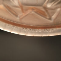 ALPHONSE RICHARD/ETS JEAN GAUTHIER: LUSTRE ART DÉCO BRONZE ARGENTÉ ET VERRE MOULÉ-PRESSÉ – Image 15