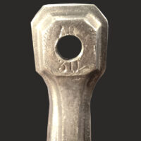 ALPHONSE RICHARD/ETS JEAN GAUTHIER: LUSTRE ART DÉCO BRONZE ARGENTÉ ET VERRE MOULÉ-PRESSÉ – Image 19